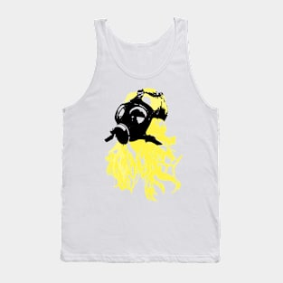 Yellow Gasmask Tank Top